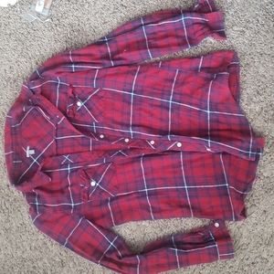 Charlotte Russe Red and Blue Flannel size medium